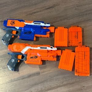 Nerf Elite Stryfe Blaster Set - Blue and Orange